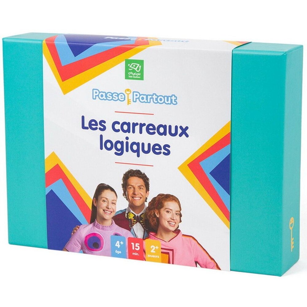 Passe-Partout Les Carreaux Logiques(Logical Tiles)- Age 4+French Game New Sealed